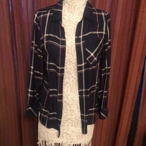 White House Black Market plaid shirt